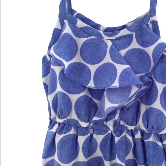 Cherokee Blue Polka Dot Ruffle Dress - Picture 6 of 9
